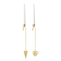 Georg Jensen 2025 Candleholder Set Brass Sale