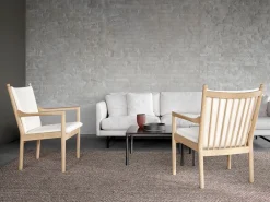 Fredericia Furniture 1788 Chair by Hans J. Wegner Grand Linen Natural Clearance