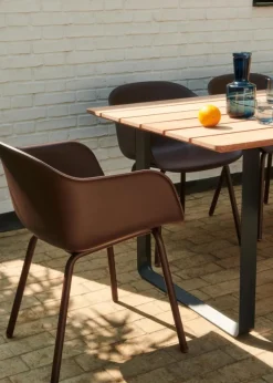 Muuto 70/70 Outdoor Table Sapele Mahogany/Anthracite Black Outlet