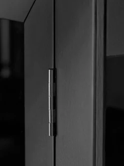 FDB Møbler / Furniture A90 Boderne - Glas Cabinet Sort Bøg - Lav Hot