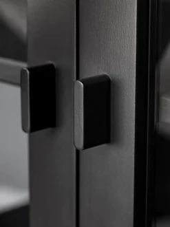 FDB Møbler / Furniture A90 Boderne - Glas Cabinet Sort Bøg - Lav Hot