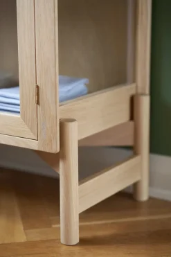 FDB Møbler / Furniture A90 Boderne - Glas Cabinet Sort Bøg - Lav Hot