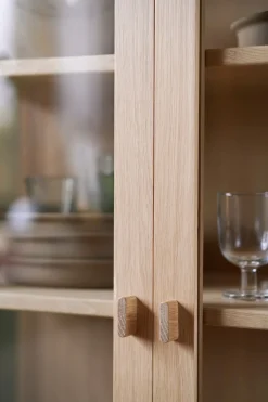 FDB Møbler / Furniture A90 Boderne - Glas Cabinet Sort Bøg - Lav Hot