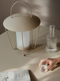 Ferm Living Abri Lantern Abri Lantern - Cashmere Discount
