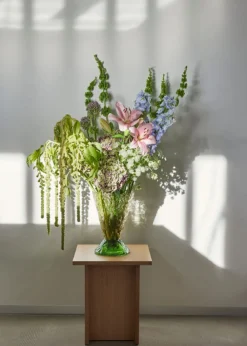 Hübsch Abyss Vase Brown/Dark Green Outlet