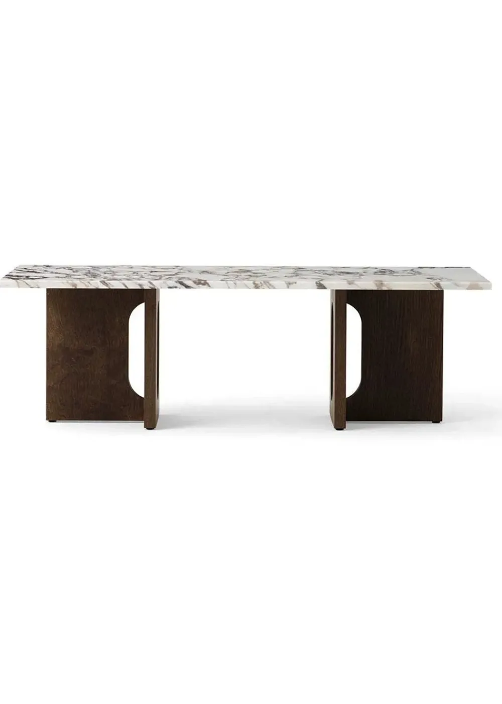 Audo Copenhagen Androgyne Lounge Table Dark St. Oak Base / Calacatta Viola Marble Best