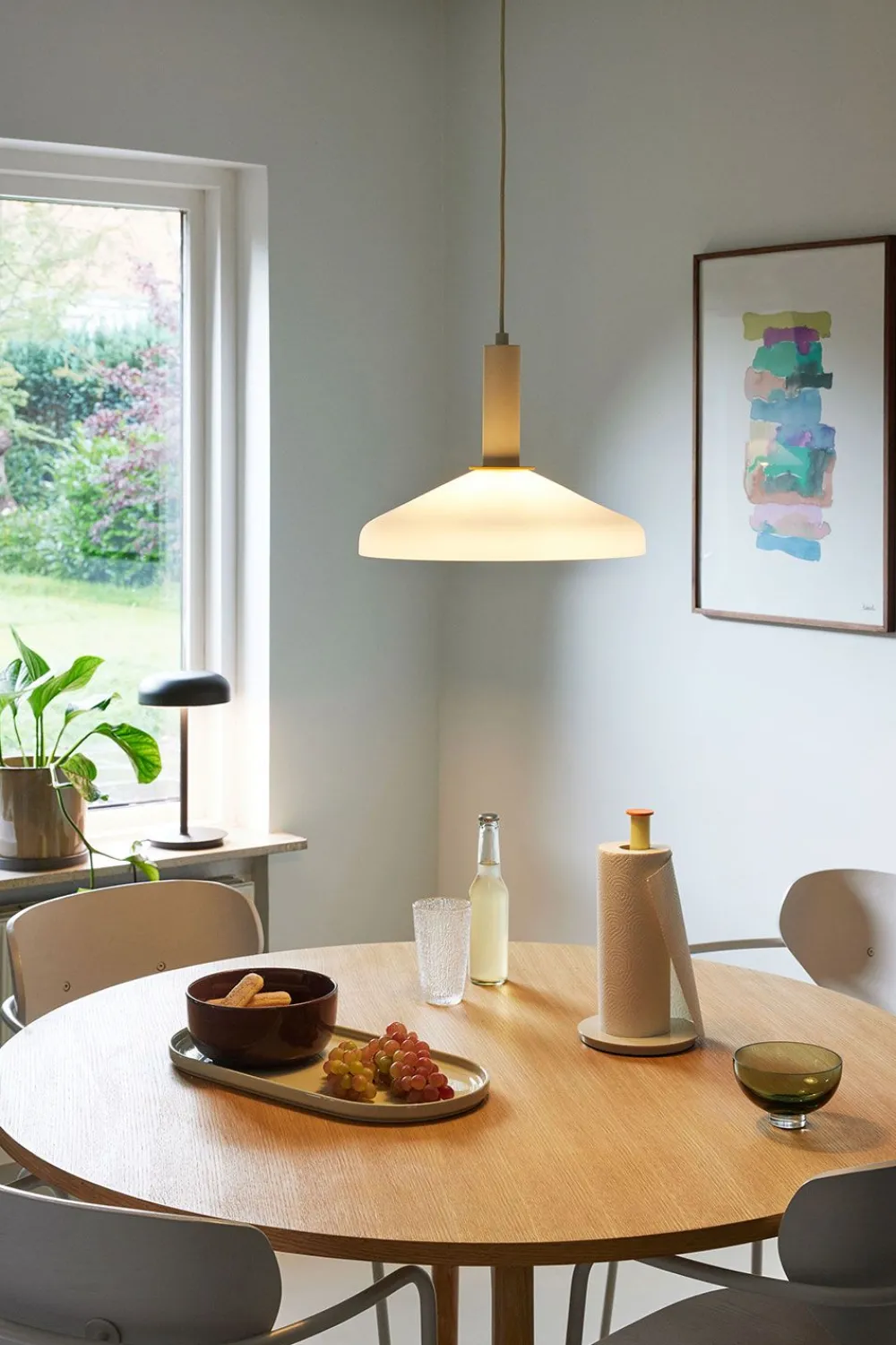 Hübsch Apollo Pendant Orange / Sand / Weiß Hot