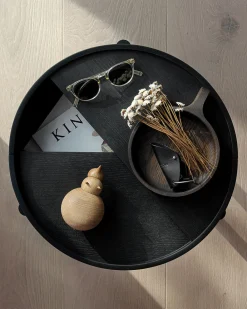 Woud Arc Side and Coffee Table