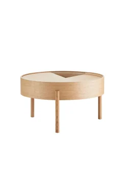 Woud Arc Side and Coffee Table