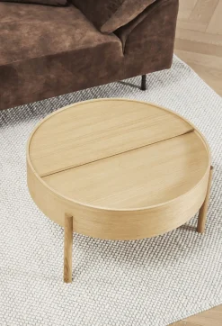 Woud Arc Side and Coffee Table