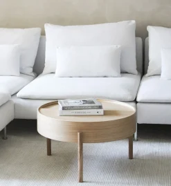 Woud Arc Side and Coffee Table