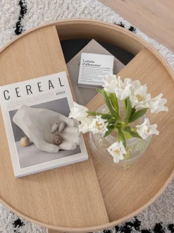 Woud Arc Side and Coffee Table