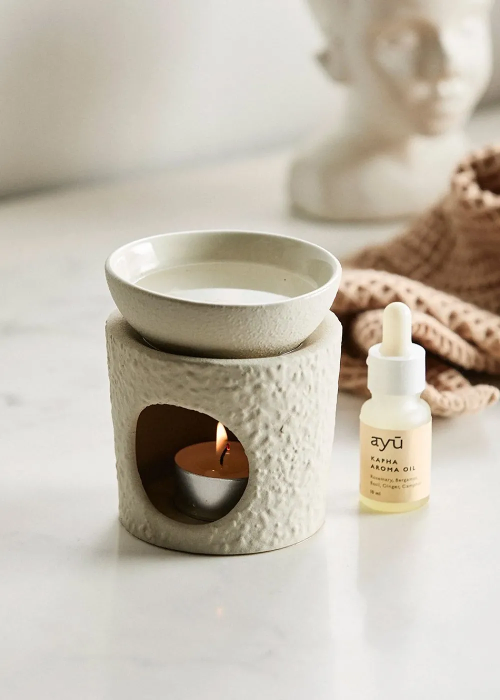 Ayu Aroma Ceramic Burner Off White Fashion