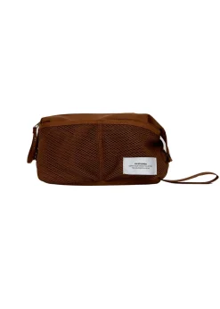 AY Studios AY Wash Bag Brown Clearance