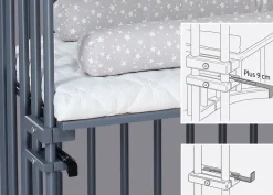 Babybay - Maxi Co-Sleeper Grey Varnished Discount