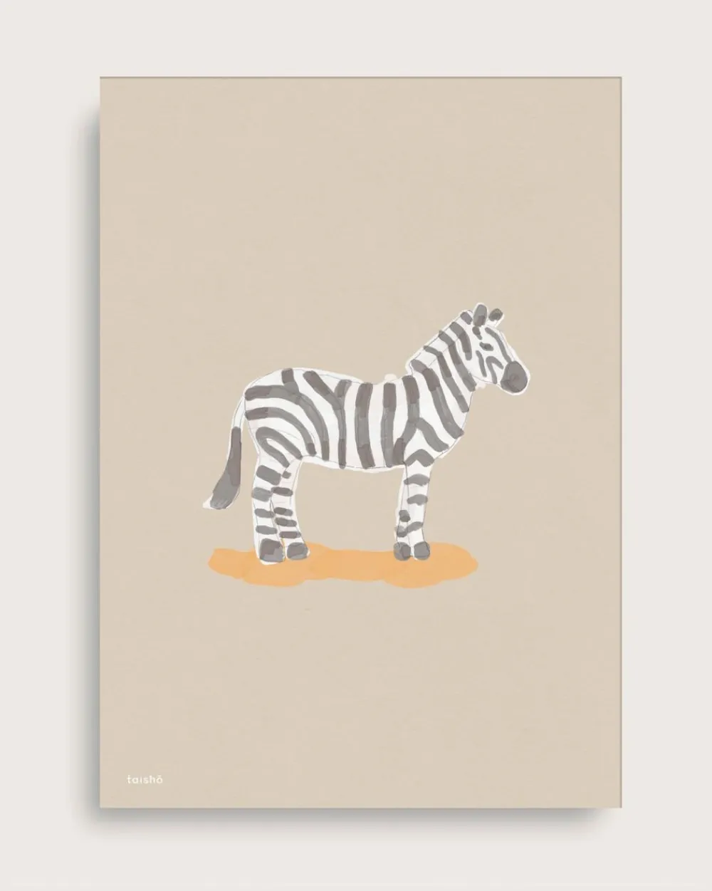 Kinder Taishō Beige Zebra