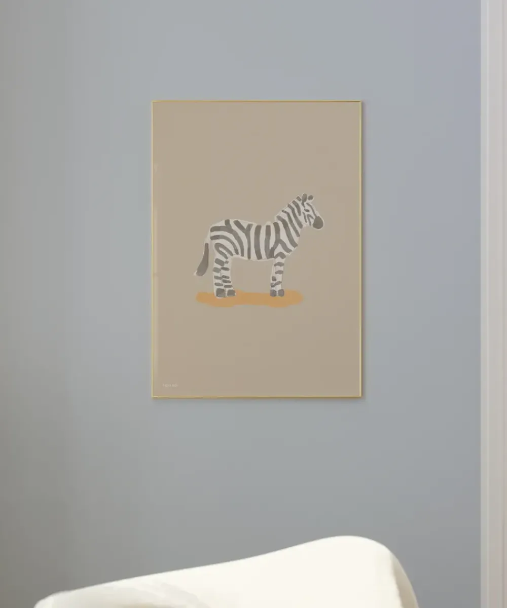 Kinder Taishō Beige Zebra