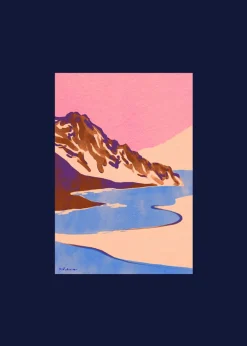 Paper Collective Blue Landscape