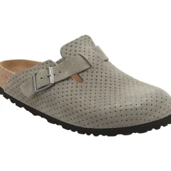 Birkenstock Boston Suede Embossed Stone Coin Hot