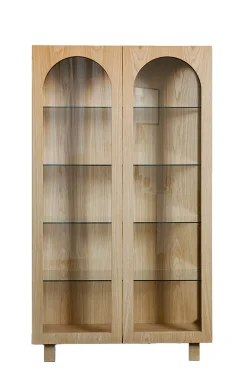CAIA LEIFSDOTTER DESIGN STUDIO Bow Glass Cabinet