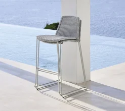 Cane-line Breeze Bar Stool 5465 LI/LS/LW Light Grey Best
