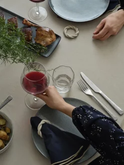 Broste CPH Bubble Tall Thick Drinking Glass Grey Outlet