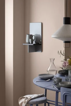 Broste CPH Bubble Tall Thick Drinking Glass Grey Outlet