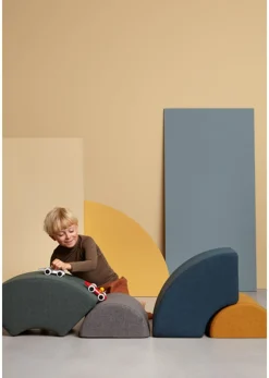 By Klipklap Build & Bounce Build & Bounce - Half Circle Mustard Online