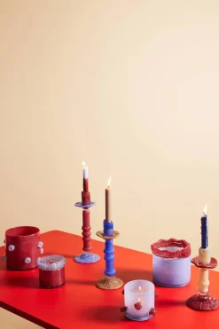 Byon Candle Holder Lara M Light Blue Online