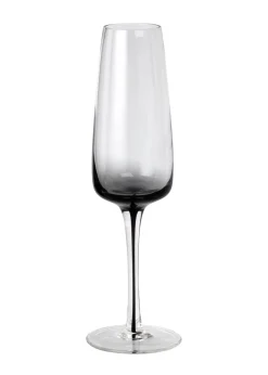 Broste CPH Champagne glass - Amber / Smoke
