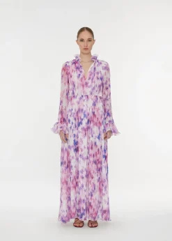 ROTATE by Birger Christensen Chiffon Maxi Flowy
