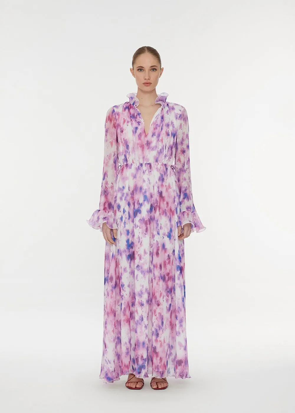 ROTATE by Birger Christensen Chiffon Maxi Flowy