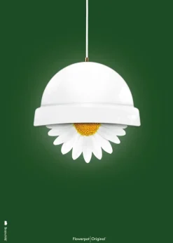 Brainchild Classic Flowerpot Poster - Green