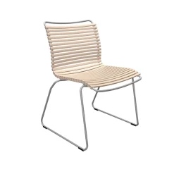 HOUE Click Dining Chair Without Armrest Color: Beige / Frame: Grey Discount