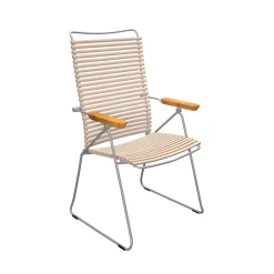 HOUE Click Position Chair Color: Beige / Frame: Grey / Armrest: Bamboo Discount