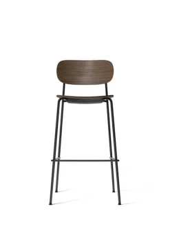 Audo Copenhagen Co Bar Chair Black Steel / Dark Stained Oak Best
