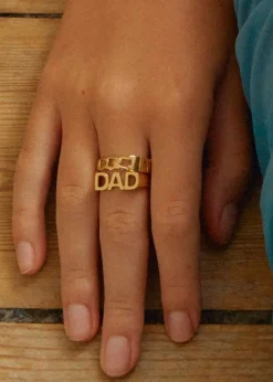 Maria Black Dad Ring Goldplated Online