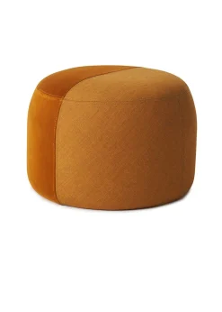 Warm Nordic Dainty Pouf Canvas 424 (Dark Ochre) / Ritz 1688 (Amber) Hot