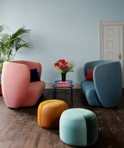 Warm Nordic Dainty Pouf Hero 211 (Pearl Grey) / Hero 191 (Black) Outlet