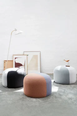 Warm Nordic Dainty Pouf Mosaic 472 (Rusty) / Sprinkles 974 (Midnight Blue) Outlet