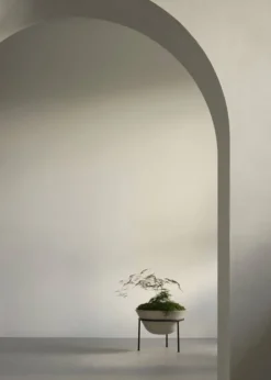 Audo Copenhagen Daiza Planter Ivory - Ø35 Outlet