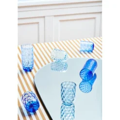 Kodanska Danish Summer Tumbler Small Drops Blue - Stock sale Sale