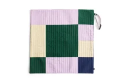 HAY Dogs Travel Blanket LAVENDER, GREEN AND BLUE QUILTED Clearance