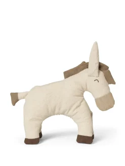 Ferm Living Donkey Soft Toy Undyed/Dark Sand Outlet