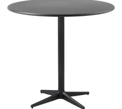 Cane-line Drop Cafe Table Ø80 Frame: Lava Grey / Tabletop: Lava Grey Hot