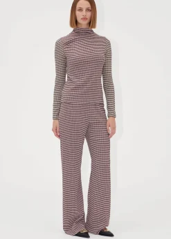 Stine Goya Elasticated Waistband Pants Pink/Black Best