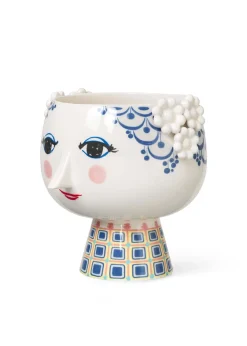 Bjørn Wiinblad Eva Flowerpot hider Blue Sale