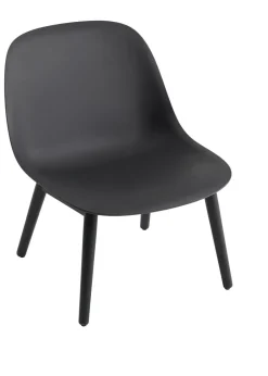 Muuto Fiber Lounge Chair - Wood Base