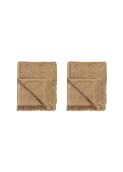 Blomus FRINO Set Of 2 Guest Towels Tan Best