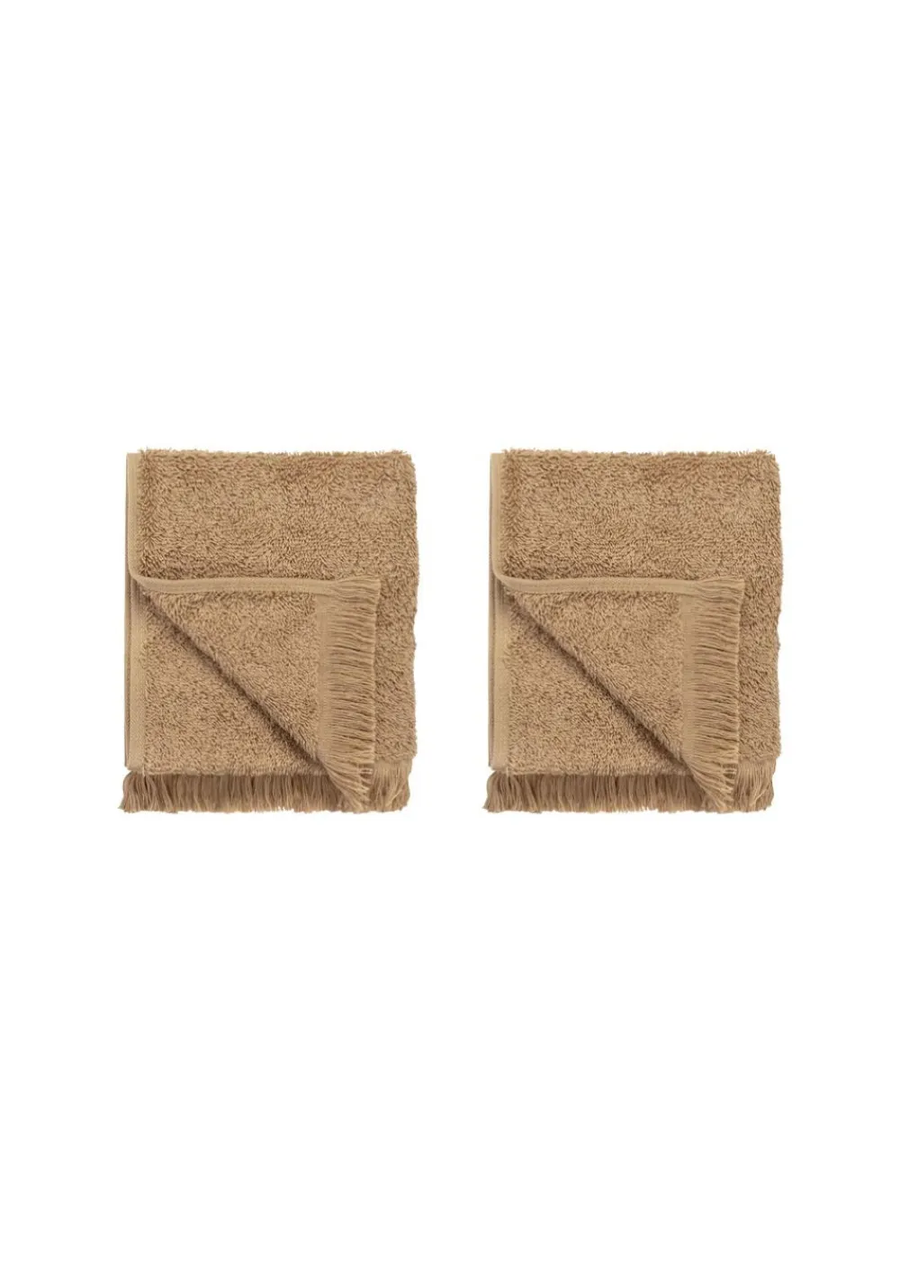 Blomus FRINO Set Of 2 Guest Towels Tan Best
